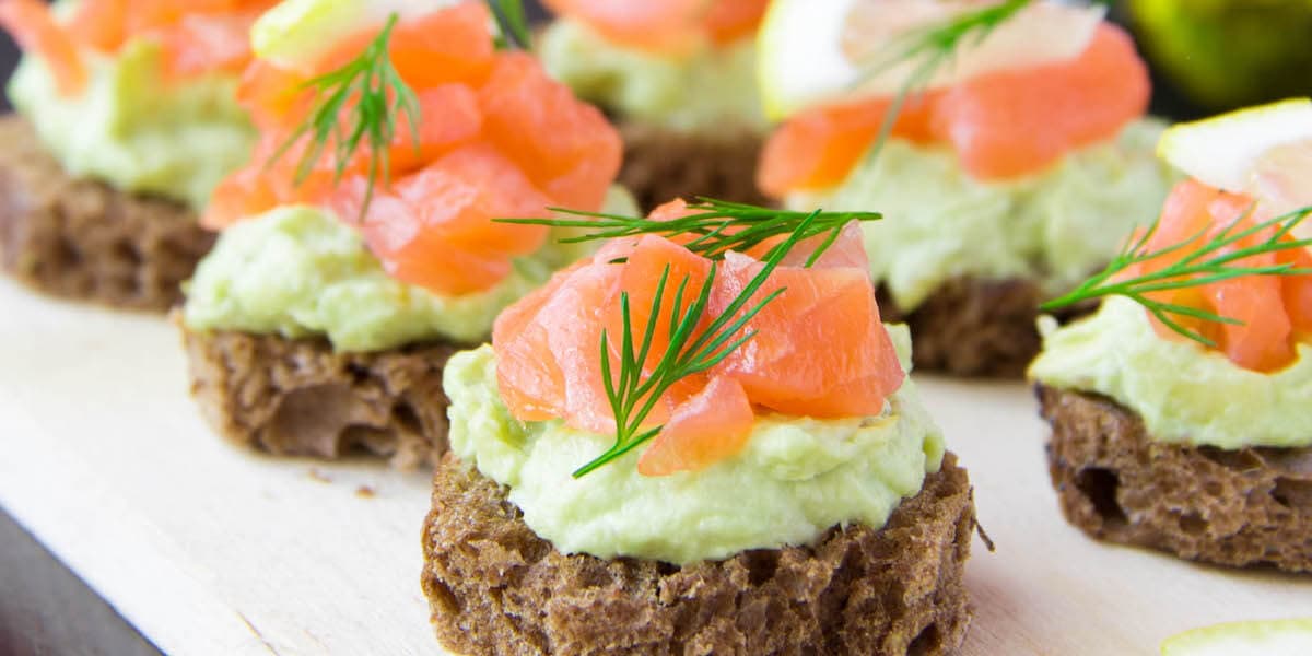 Appetizer canapes