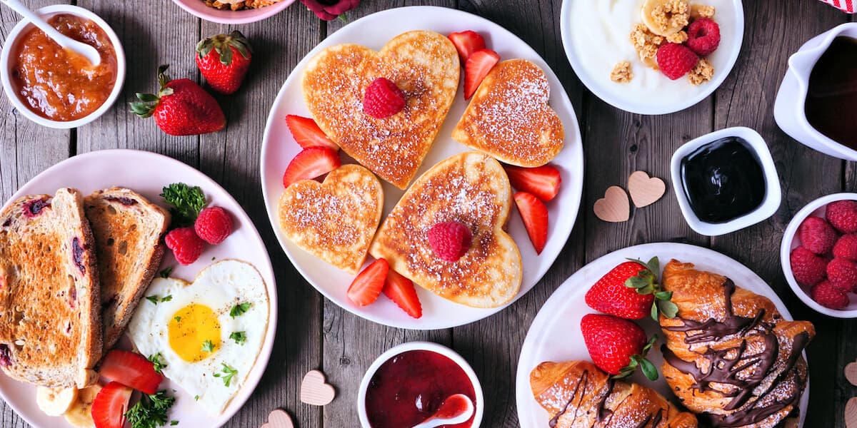 Valentines breakfast