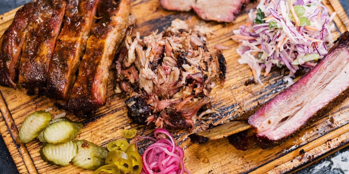 smoked meat assortment